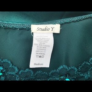 Maurices Tops - Beaded teal tank top Maurices Tops - Beaded teal tank top